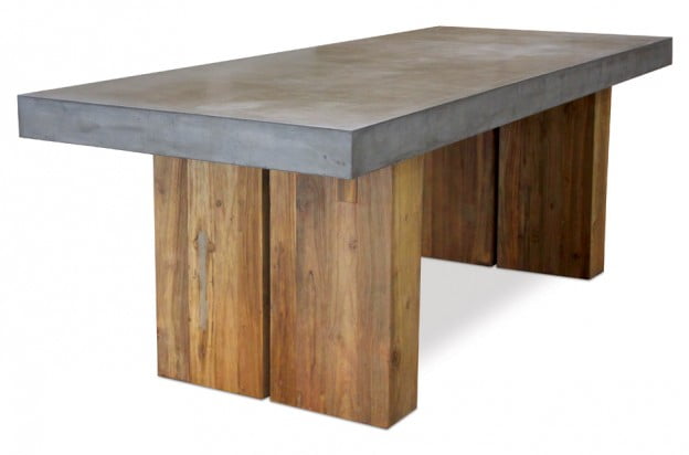Cómo construir una mesa de cemento pulido
