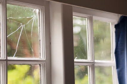 Glass pane door