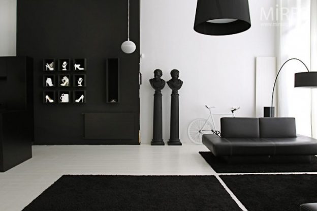 Ventajas de usar blanco y negro en la decoración de la casa